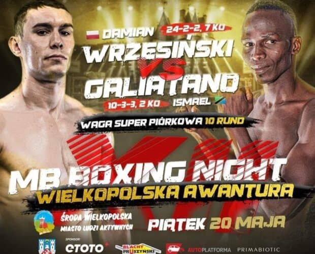 Mb Boxing Night Środa Wielkopolska Damian Wrzos Wrzesiński