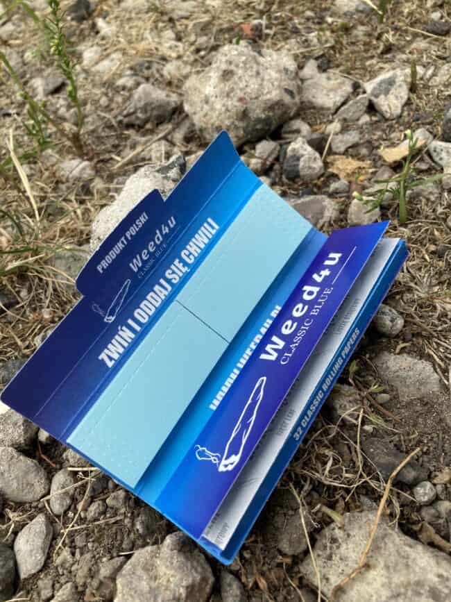 Bletki Weed4u Classic Blue – Bibułki CLASSIC Niebieskie 14 g/m2