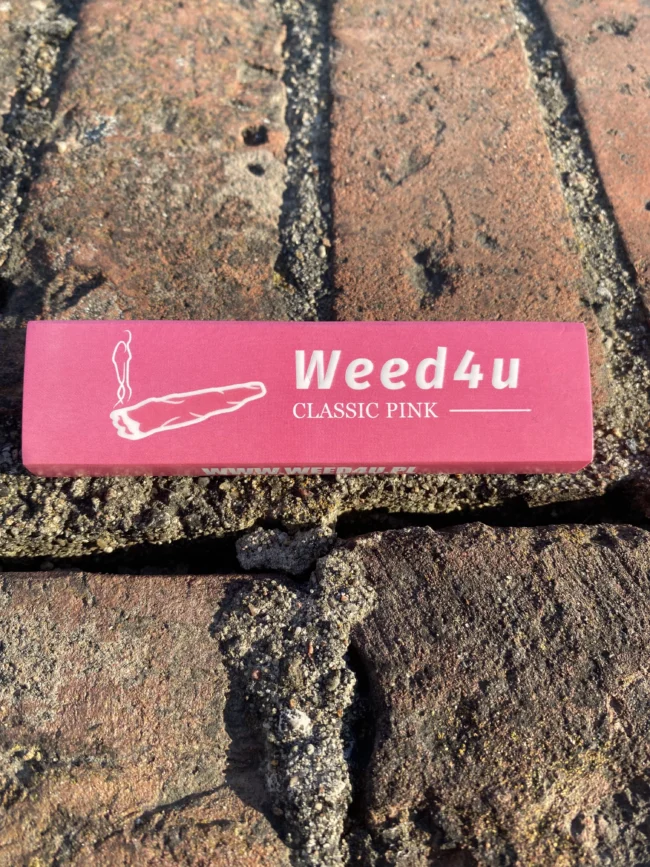 Bletki Weed4u Classic Pink – Bibułki Różowe CLASSIC 14 g/m2