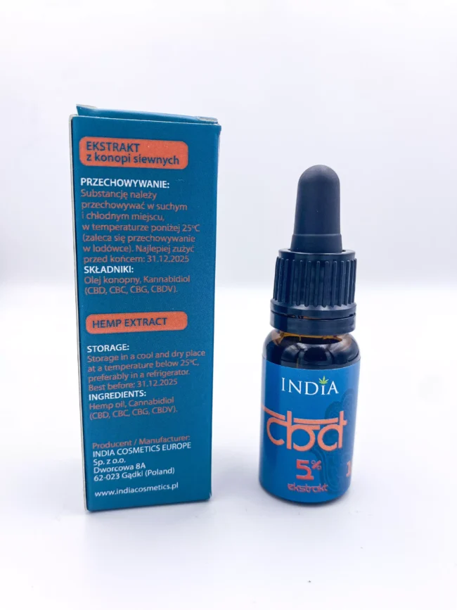 Ekstrakt CBD 5% India 10ml Weed4u