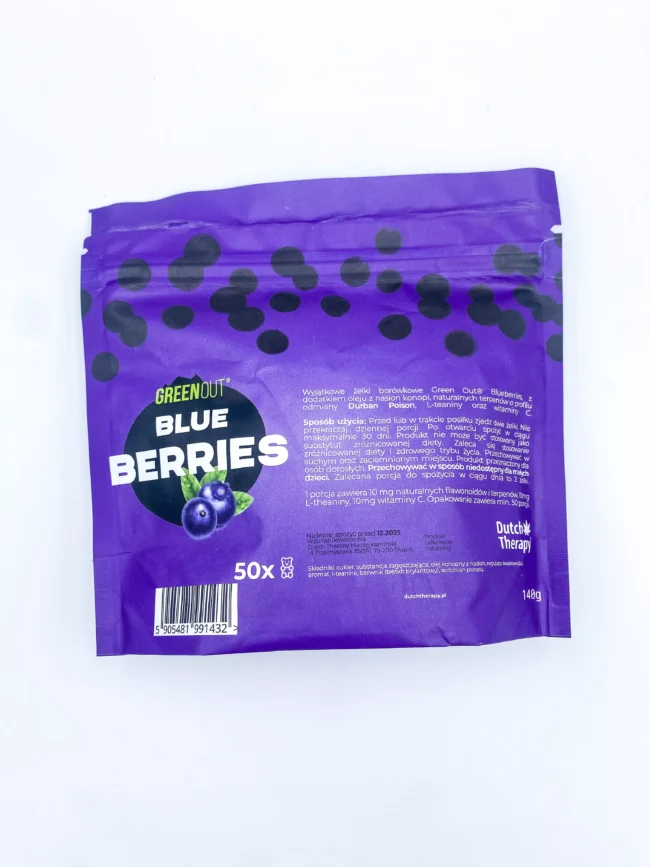 Żelki konopne Green Out Blueberries Weed4u