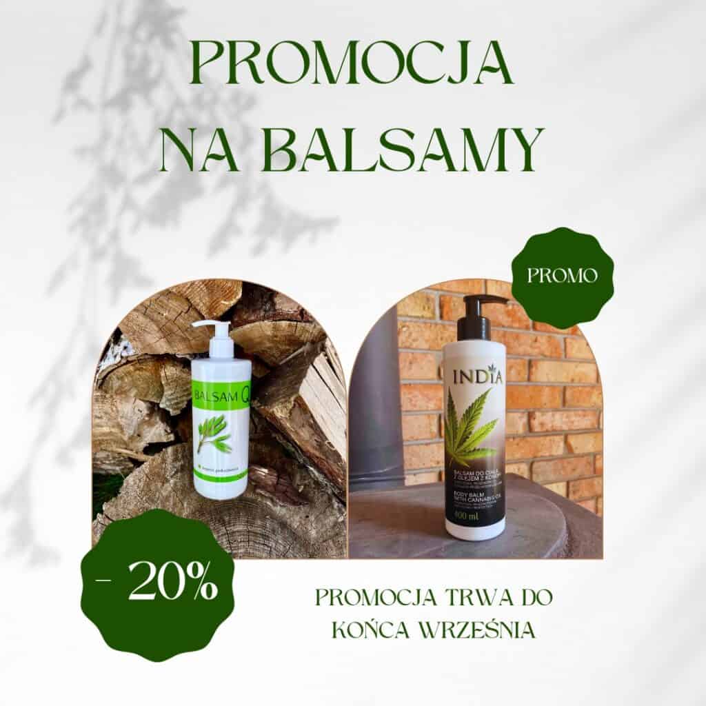 Promocja na Balsamy konopne Weed4u -20%